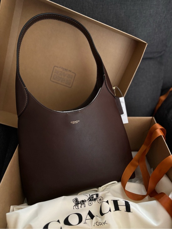 Coach Handbags - Coach Maple Brooklyn 28 Leather Shoulder Bag